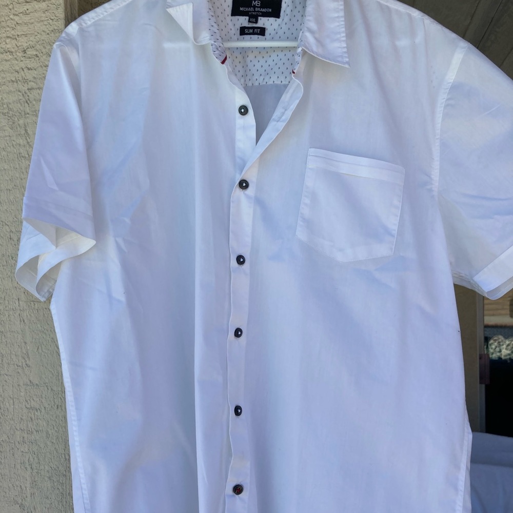 Michael Brandon Slim Fit Short Sleeve Shirt